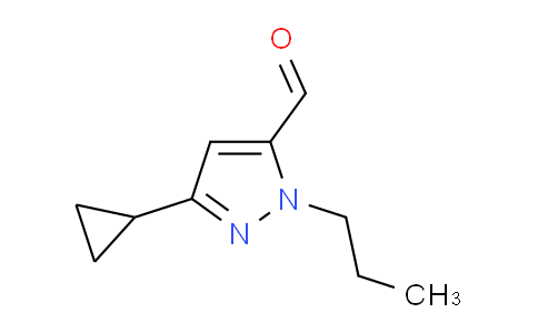 CAS No. 1245772-88-6, 3-Cyclopropyl-1-propyl-1H-pyrazole-5-carbaldehyde