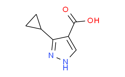 CAS No. 870704-26-0, 3-Cyclopropyl-1H-pyrazole-4-carboxylic acid