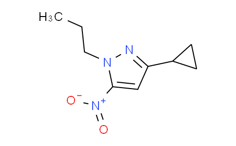 CAS No. 1173266-60-8, 3-Cyclopropyl-5-nitro-1-propyl-1H-pyrazole