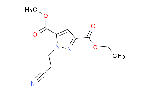 CAS No. 1779132-98-7, 3-Ethyl 5-methyl 1-(2-cyanoethyl)-1H-pyrazole-3,5-dicarboxylate