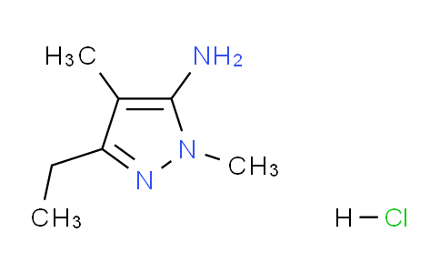 CAS No. 1052545-58-0, 3-Ethyl-1,4-dimethyl-1H-pyrazol-5-amine hydrochloride