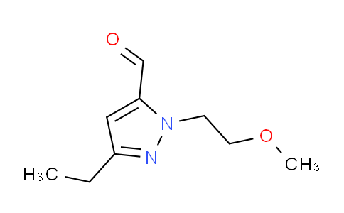 CAS No. 1352503-80-0, 3-Ethyl-1-(2-methoxyethyl)-1H-pyrazole-5-carbaldehyde