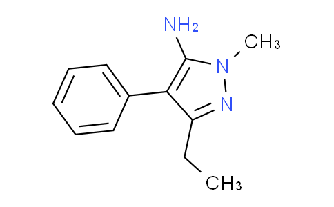 CAS No. 890014-40-1, 3-Ethyl-1-methyl-4-phenyl-1H-pyrazol-5-amine