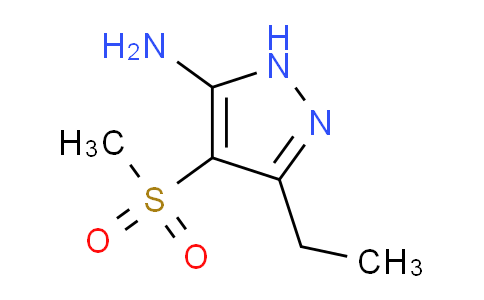 CAS No. 1071184-86-5, 3-Ethyl-4-(methylsulfonyl)-1H-pyrazol-5-amine