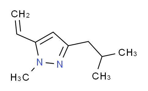 CAS No. 1956334-67-0, 3-Isobutyl-1-methyl-5-vinyl-1H-pyrazole