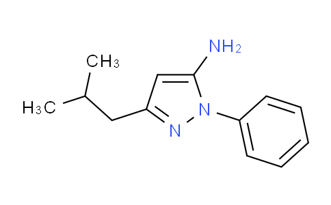 CAS No. 65961-64-0, 3-Isobutyl-1-phenyl-1H-pyrazol-5-amine