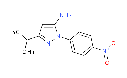 CAS No. 827614-45-9, 3-Isopropyl-1-(4-nitrophenyl)-1H-pyrazol-5-amine