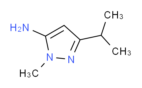 CAS No. 3702-12-3, 3-Isopropyl-1-methyl-1H-pyrazol-5-amine