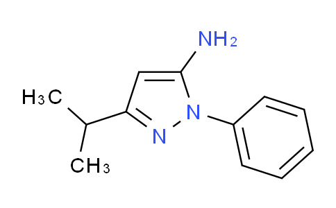 CAS No. 827614-44-8, 3-Isopropyl-1-phenyl-1H-pyrazol-5-amine