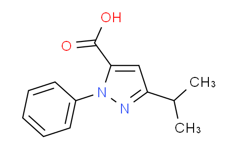 CAS No. 299165-57-4, 3-Isopropyl-1-phenyl-1H-pyrazole-5-carboxylic acid