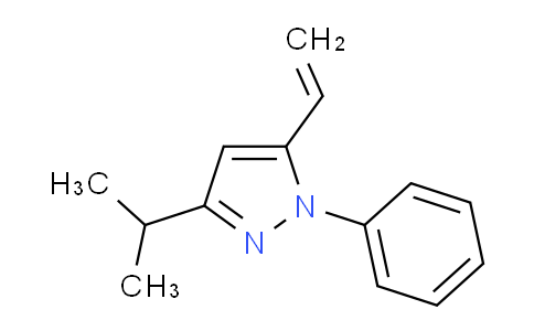 CAS No. 1956371-05-3, 3-Isopropyl-1-phenyl-5-vinyl-1H-pyrazole