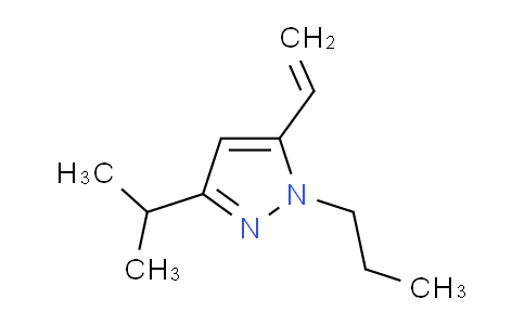 CAS No. 1956328-24-7, 3-Isopropyl-1-propyl-5-vinyl-1H-pyrazole