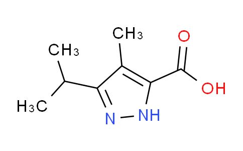 CAS No. 1341327-85-2, 3-Isopropyl-4-methyl-1H-pyrazole-5-carboxylic acid