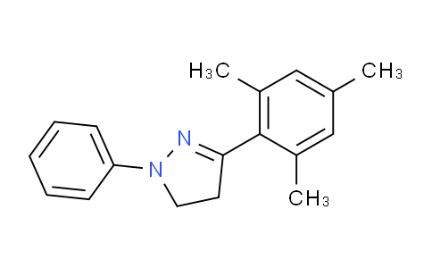 CAS No. 60078-97-9, 3-Mesityl-1-phenyl-4,5-dihydro-1H-pyrazole