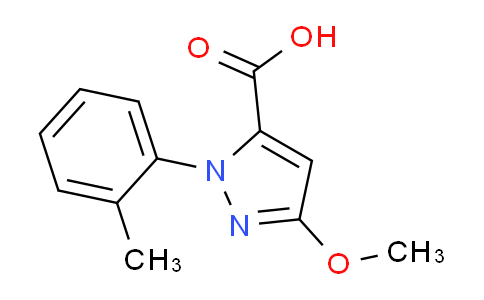 CAS No. 1782746-08-0, 3-Methoxy-1-(o-tolyl)-1H-pyrazole-5-carboxylic acid