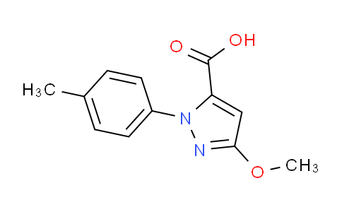 CAS No. 1780386-04-0, 3-Methoxy-1-(p-tolyl)-1H-pyrazole-5-carboxylic acid