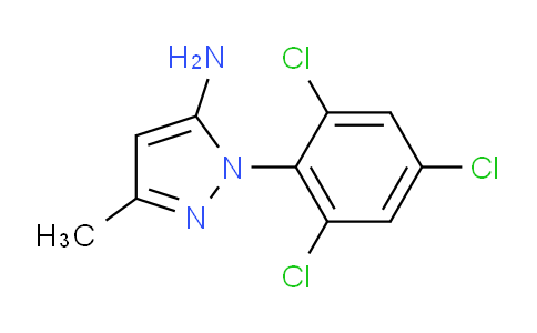 CAS No. 106259-87-4, 3-Methyl-1-(2,4,6-trichlorophenyl)-1H-pyrazol-5-amine