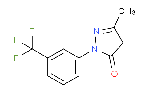 CAS No. 321-05-1, 3-Methyl-1-(3-(trifluoromethyl)phenyl)-1H-pyrazol-5(4H)-one