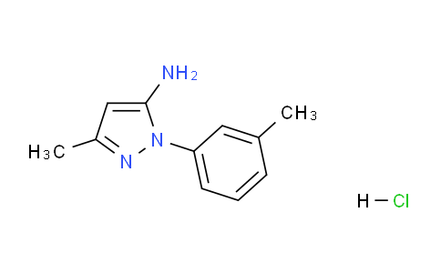 CAS No. 1071548-24-7, 3-Methyl-1-(m-tolyl)-1H-pyrazol-5-amine hydrochloride
