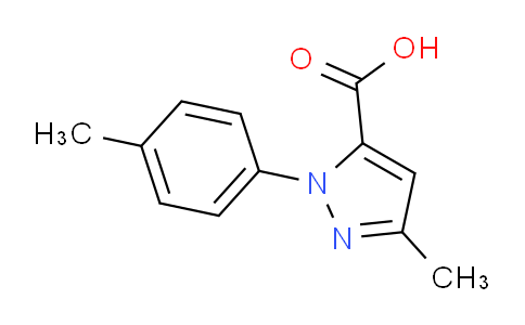 CAS No. 885-46-1, 3-Methyl-1-(p-tolyl)-1H-pyrazole-5-carboxylic acid