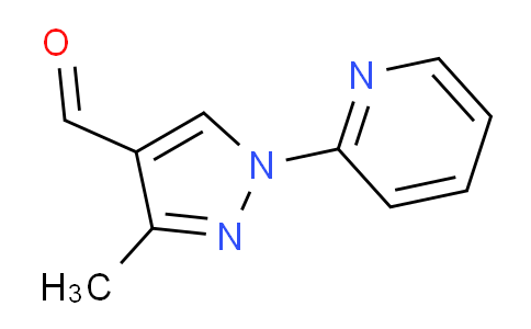 CAS No. 1152502-73-2, 3-Methyl-1-(pyridin-2-yl)-1H-pyrazole-4-carbaldehyde