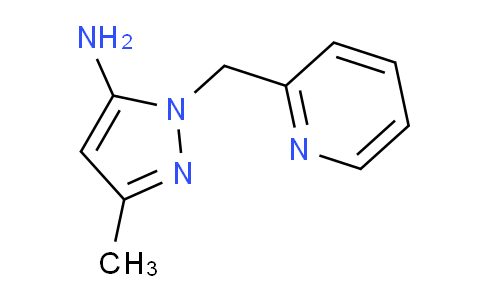CAS No. 1224047-98-6, 3-Methyl-1-(pyridin-2-ylmethyl)-1H-pyrazol-5-amine