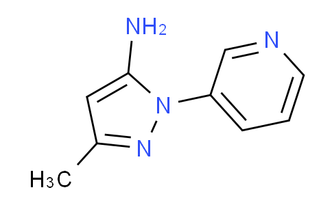 CAS No. 19541-72-1, 3-Methyl-1-(pyridin-3-yl)-1H-pyrazol-5-amine