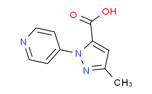 CAS No. 1774898-54-2, 3-Methyl-1-(pyridin-4-yl)-1H-pyrazole-5-carboxylic acid