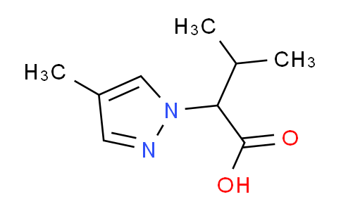 CAS No. 1170241-48-1, 3-Methyl-2-(4-methyl-1H-pyrazol-1-yl)butanoic acid