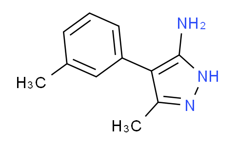 CAS No. 1239130-22-3, 3-Methyl-4-(m-tolyl)-1H-pyrazol-5-amine