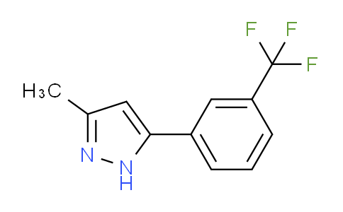CAS No. 521267-21-0, 3-Methyl-5-(3-(trifluoromethyl)phenyl)-1H-pyrazole
