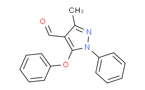 CAS No. 30241-46-4, 3-Methyl-5-phenoxy-1-phenyl-1H-pyrazole-4-carbaldehyde