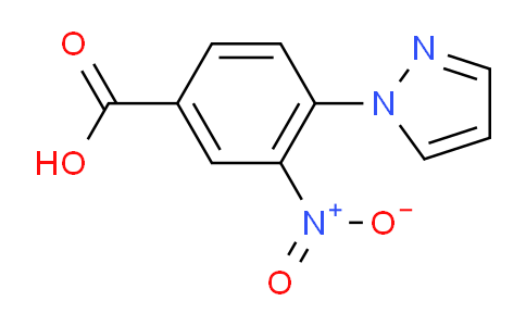 CAS No. 162848-25-1, 3-Nitro-4-(1-pyrazolyl)benzoic Acid