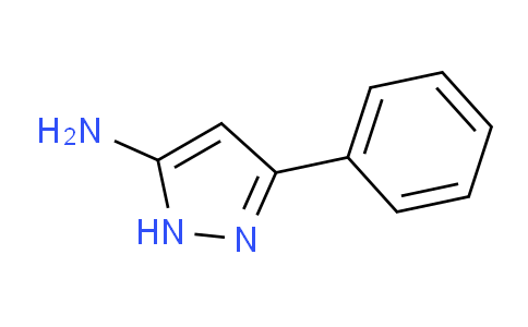 CAS No. 827-41-8, 3-Phenyl-1H-pyrazol-5-amine