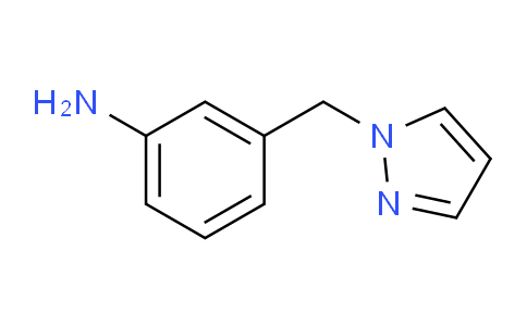 CAS No. 892502-09-9, 3-[(1-Pyrazolyl)methyl]aniline