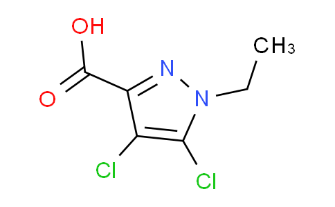 CAS No. 956264-17-8, 4,5-Dichloro-1-ethyl-1H-pyrazole-3-carboxylic acid