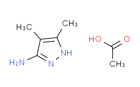 CAS No. 116568-90-2, 4,5-Dimethyl-1H-pyrazol-3-amine acetate