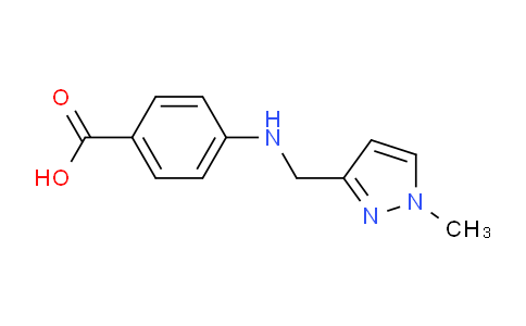 CAS No. 1006963-69-4, 4-(((1-Methyl-1H-pyrazol-3-yl)methyl)amino)benzoic acid