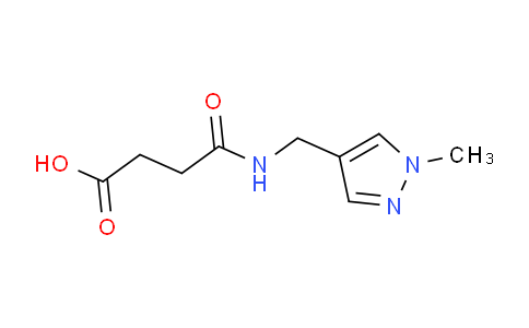 CAS No. 1006193-92-5, 4-(((1-Methyl-1H-pyrazol-4-yl)methyl)amino)-4-oxobutanoic acid