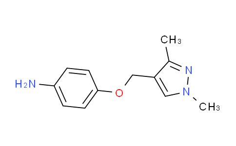 CAS No. 1006466-99-4, 4-((1,3-Dimethyl-1H-pyrazol-4-yl)methoxy)aniline