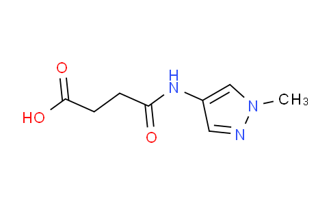 CAS No. 1006470-52-5, 4-((1-Methyl-1H-pyrazol-4-yl)amino)-4-oxobutanoic acid
