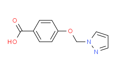 CAS No. 1006473-73-9, 4-((1H-Pyrazol-1-yl)methoxy)benzoic acid