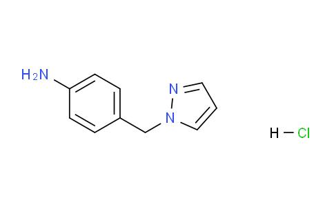 CAS No. 1158463-71-8, 4-((1H-Pyrazol-1-yl)methyl)aniline hydrochloride