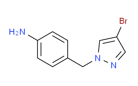 CAS No. 512809-49-3, 4-((4-Bromo-1H-pyrazol-1-yl)methyl)aniline