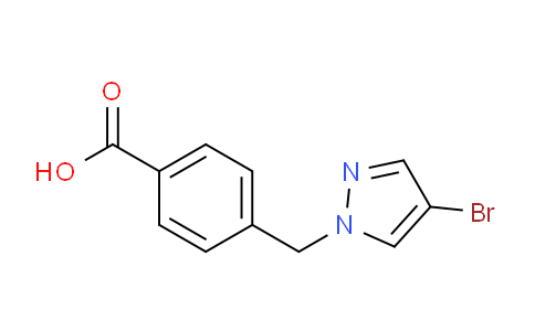 CAS No. 387344-96-9, 4-((4-Bromo-1H-pyrazol-1-yl)methyl)benzoic acid