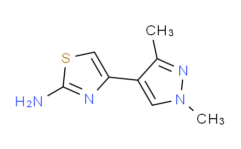 CAS No. 956364-00-4, 4-(1,3-Dimethyl-1H-pyrazol-4-yl)thiazol-2-amine