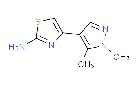 CAS No. 957242-02-3, 4-(1,5-Dimethyl-1H-pyrazol-4-yl)thiazol-2-amine