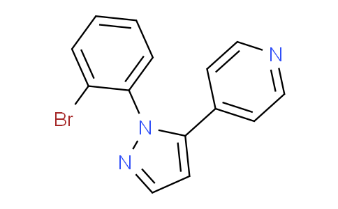 CAS No. 1269291-16-8, 4-(1-(2-Bromophenyl)-1H-pyrazol-5-yl)pyridine