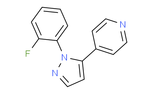 CAS No. 1269291-27-1, 4-(1-(2-Fluorophenyl)-1H-pyrazol-5-yl)pyridine