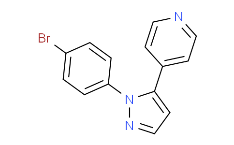 CAS No. 1269292-69-4, 4-(1-(4-Bromophenyl)-1H-pyrazol-5-yl)pyridine